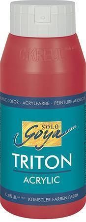 Akrylová barva "TRITON SOLO GOYA", karmínová, 750 ml, KREUL