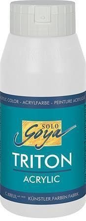 Akrylová barva "TRITON SOLO GOYA", bílá, 750 ml, KREUL