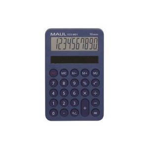 Kalkulačka "Eco MD 1", modrá, stolní, 10 číslic, MAUL 7275034