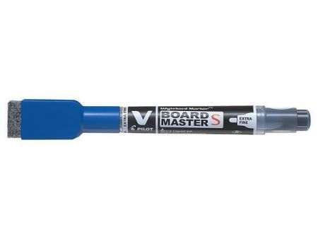 Popisovač na bílou tabuli "V-Board Master S", modrá, 1,3 mm, EF, s houbičkou, PILOT WBME-V