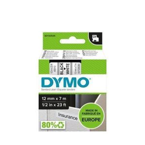 Páska, 12 mm x 7 m, DYMO "D1", bílá-černá