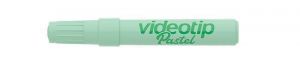 Zvýrazňovač "Videotip", pastelová zelená, 1-4 mm, ICO