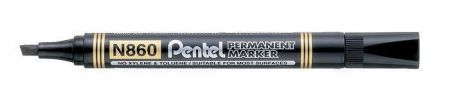 Permanentní popisovač "N860", černá, 1,5 mm, zkosený hrot, PENTEL N860-AE