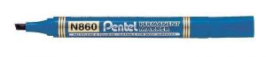 Permanentní popisovač "N860", modrá, 1,5 mm, zkosený hrot, PENTEL N860-CE