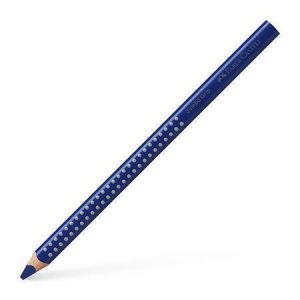 Barevná pastelka "Grip 2001 Jumbo", modrá, trojhranná, FABER-CASTELL 110951