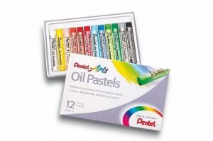 Voskovky "Arts", 12 barev, PENTEL PHN-12U