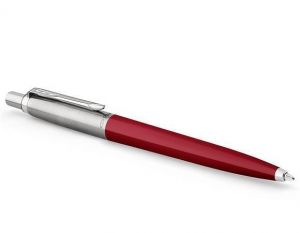 Kuličkové pero "Royal Jotter Originals", modré, 0,7 mm, stříbrný klip, červené tělo pera,