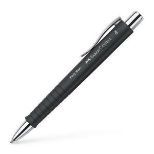 Kuličkové pero "Poly Ball", růžová, 0,5 mm, stiskací mechanismus, FABER-CASTELL