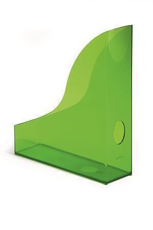 Stojan na časopisy "Basic", světle zelená, plast, 73 mm, DURABLE