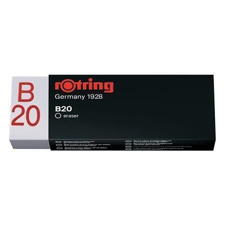 Pryž "Rapid B20", bílá, s papírovým pouzdrem, ROTRING NRR0194570