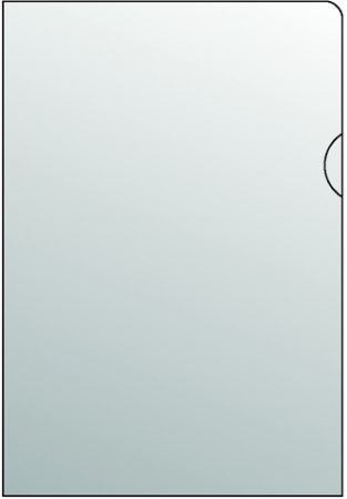 Průhledný obal A4 "L/U" PP bez euroděrování, lesk 160mic. - 1 kus