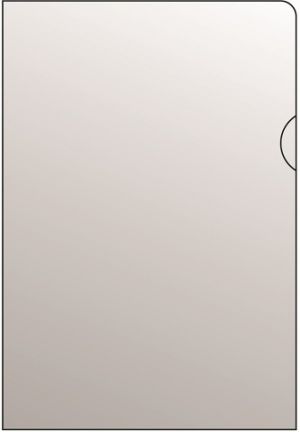 Průhledný obal A5 - "L" PVC čirý, 120mic.