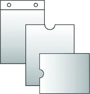 Průhledný obal 110x140mm časová jízdenka, 120mic. - 100 kusů