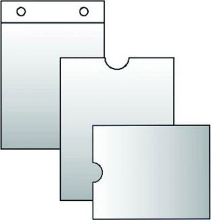 Průhledný obal 110x140mm časová jízdenka, 120mic. - 100 kusů