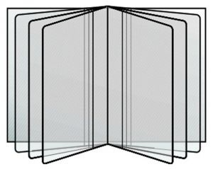 Průhledný obal 80x115mm vložka do řidičáku 300/140mic. - 10 kusů