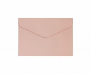 Ozdobné obálky Smooth - C6, 130 g/m2, pudrově růžové, 10 ks