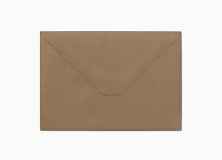 Ozdobné obálky Kraft - C6, 120 g/m2, tmavě béžové, 10 ks               