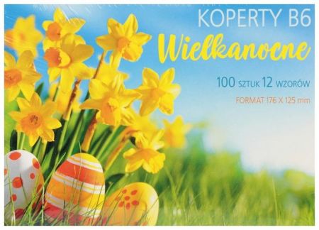 Obálka B6 125x176mm Velikonoční KB6 WLSW 214<br />