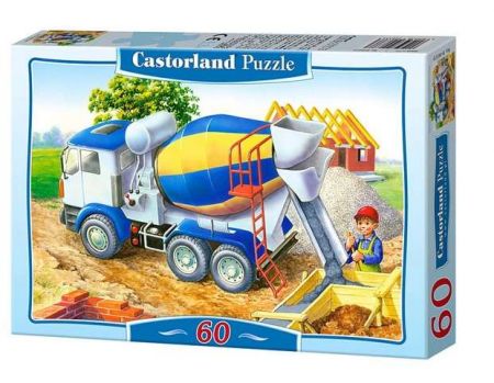 Puzzle Castorland 60 dílků - Míchačka 