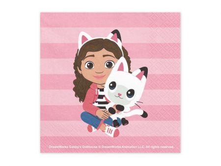 Ubrousky Gábinin kouzelný domek 33 cm – 20 ks