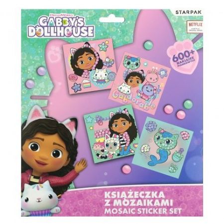 GÁBININ KOUZELNÝ DOMEK KNÍŽKA S MOZAIKAMI GABBY KREATIVNÍ SADA