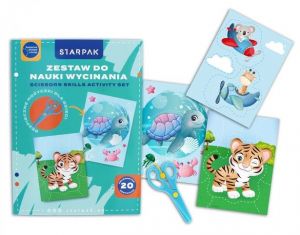 Kreativní sada pro výuku vystřihování A4 Animals 552509