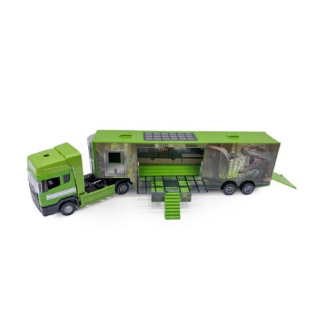 Auto kamion kov/plast s motivem dinosaura II.