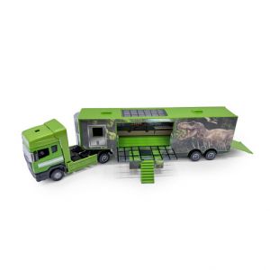 Auto kamion kov/plast s motivem dinosaura III.