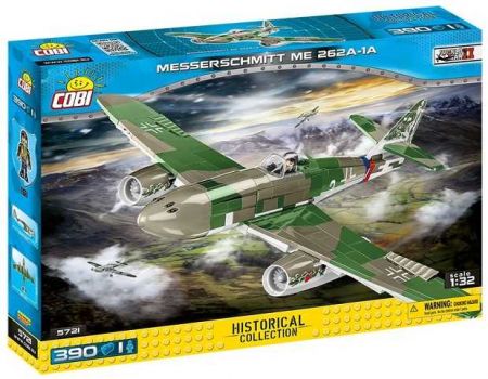 COBI 5721 II WW Messerschmitt ME 262A-1A, 1:32, 390 k, 1 f