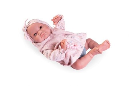 Antonio Juan 80322 SWEET REBORN NICA - realistická panenka miminko s měkkým látkovým tělem