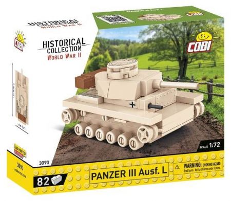 COBI 3090 II WW Panzer III Ausf L, 1:72, 82 k