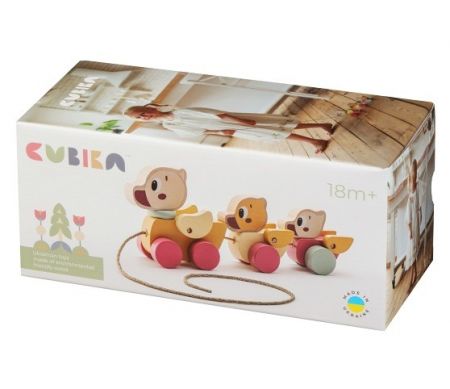 CUBIKA Pastel 15979 Tahací kačenky dřevěné