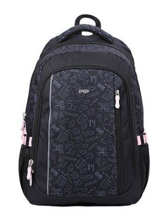 Studentský batoh Baggo Groovy Pinky Teenky
