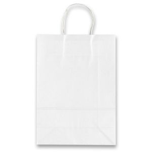 Dárková taška Tinta Unita White Kraft - 220 x 100 x 270 mm