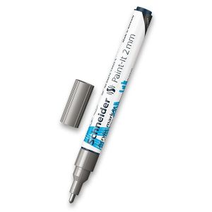Akrylový popisovač Schneider Paint-It 310 - stříbrná