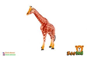 Žirafa síťovaná zooted plast 17cm 