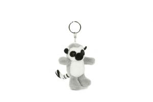 Přívěsek na klíče Lemur kata plyš 7x8cm 0m+