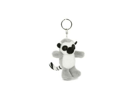 Přívěsek na klíče Lemur kata plyš 7x8cm 0m+