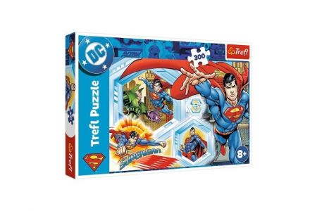 Puzzle Nezničitelný Superman 300dílků 60x40cm v krabici 40x27x4,5cm