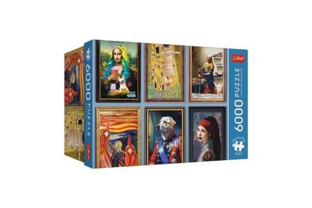 Puzzle Premium Plus: Fun Art Collection 6000 dílků 136,4x132,6cm v krabici 35x24x18cm