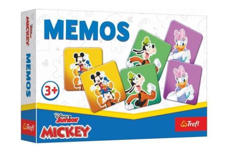 Pexeso mini Mickey Mouse společenská hra 30 kusů v krabici 21x14x4cm