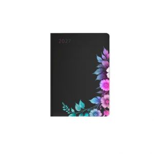 Diář A5 denní 2027 Floral