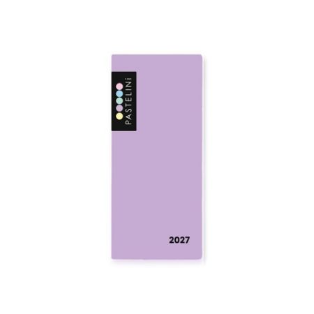 Diář PVC týdenní 2027 PASTELINI fialová
