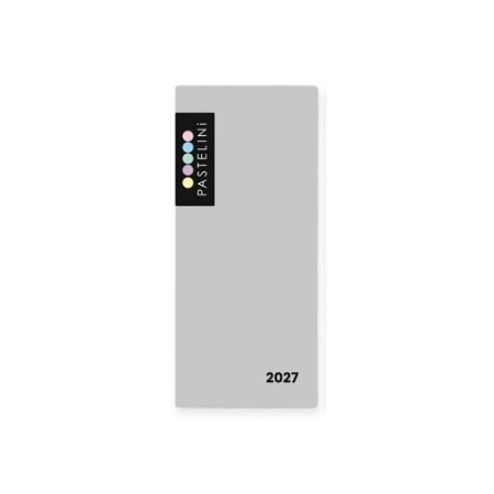 Diář PVC týdenní 2027 PASTELINI šedá