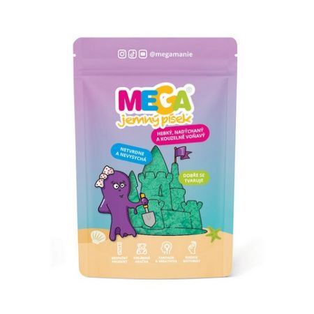 MEGAjemný písek - zelený 90g