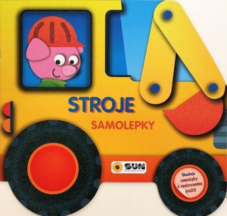 Výsek STROJE samolepky k opakovatelnému použití