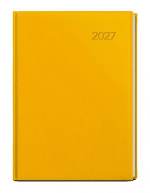 Diář denní - David - Vivella - A5 - okrová  2027, 14,3cm x 20,5cm, BDD6-23-27