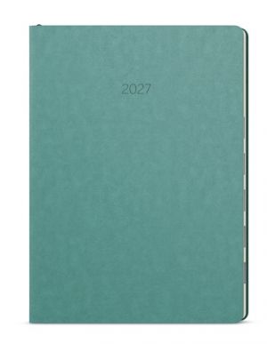 Diář denní - Maxim - B5 - tyrkysová 2027, 17,5cm x 24cm, BDM10-8-27