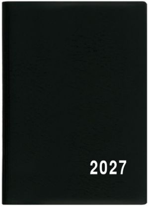 Diář měsíční  - Anežka - PVC - černá 2027, 7cm x 10cm, BMA1-2-27
