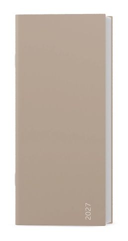 Diář měsíční - Božka - Color - Moka 2027, 7,9cm x 17,9cm, BMB9-9-27